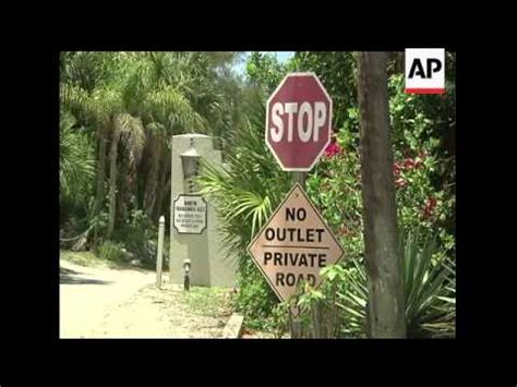 Exteriors of Donna Summers home in Englewood, Florida.